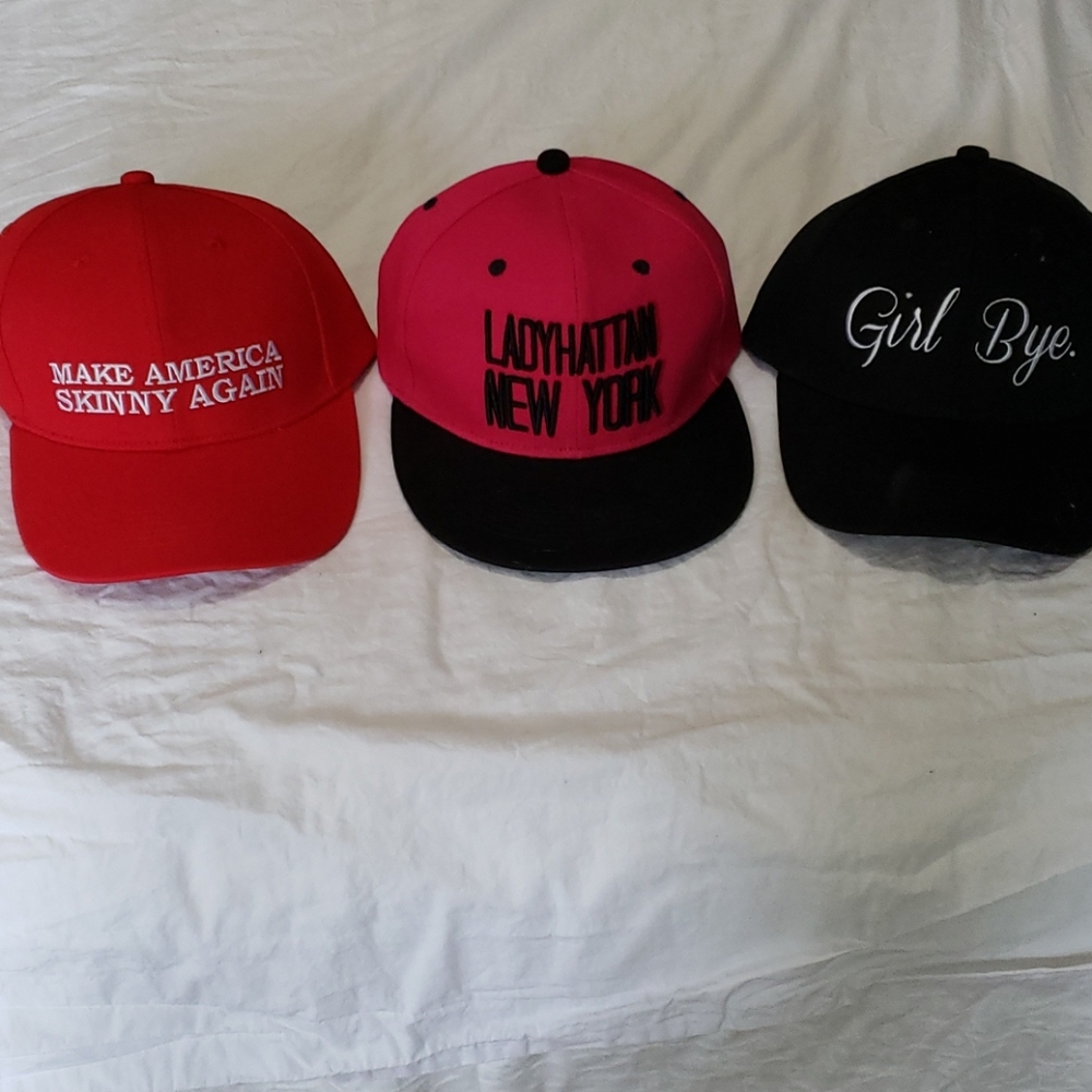 3 Funny Baseball Caps